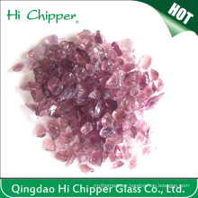 Crushed Light Purple Glass Chips